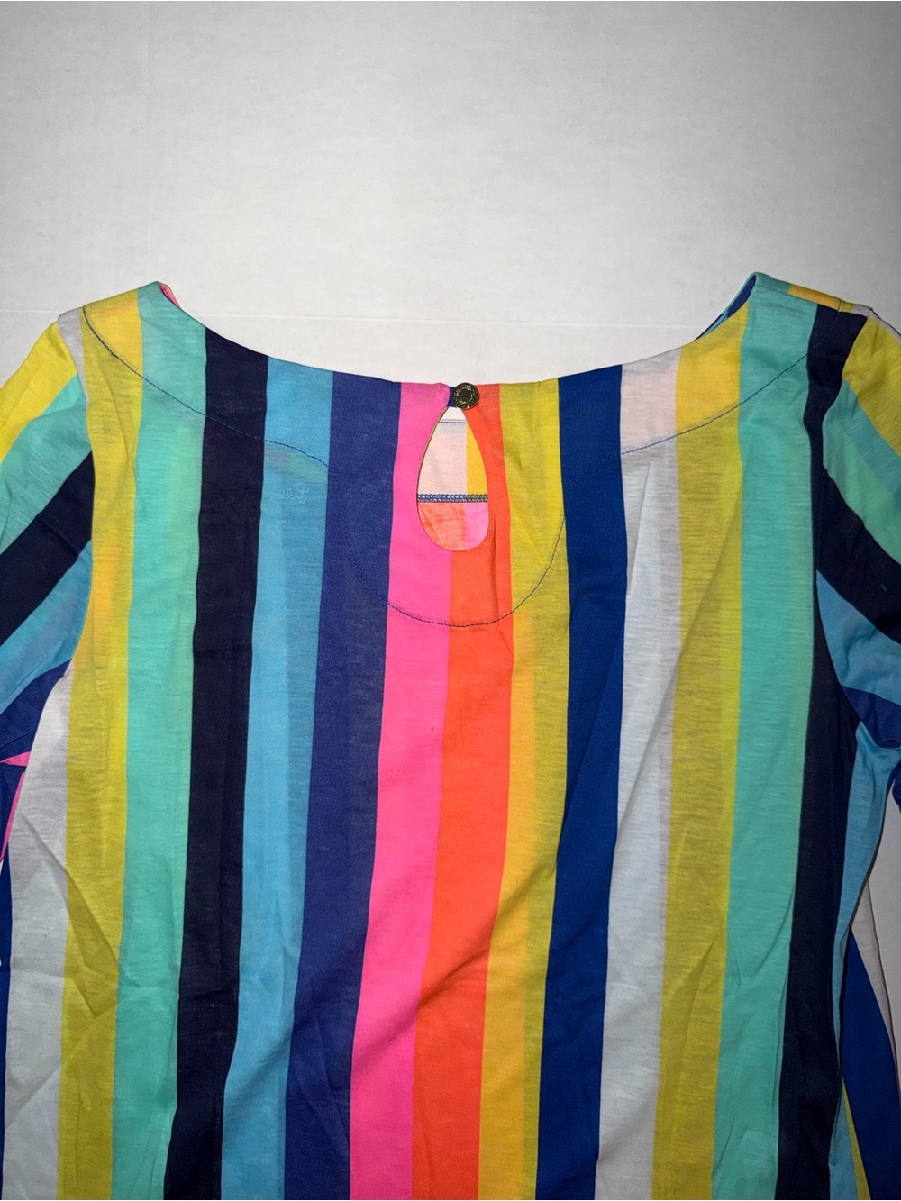Lilly Pulitzer Multicolor Vertical Stripe Long Sleeve Top - Picture 4 of 4